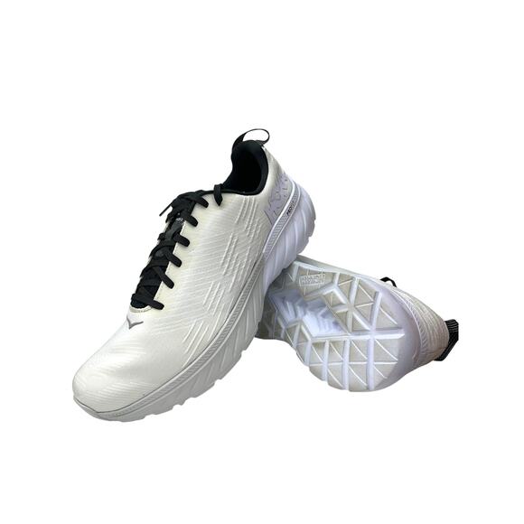 HOKA One One Mach 3 Men\'s Size 11 White Black Road Running Sneakers Trainer main image 4
